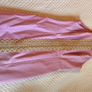 Lilly Pulitzer Lavender Dress with Gold Accents